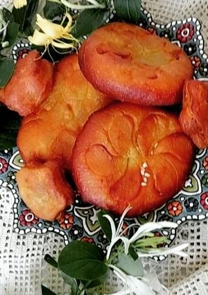 عکسی از دستور نان برساق (نان کردستان)