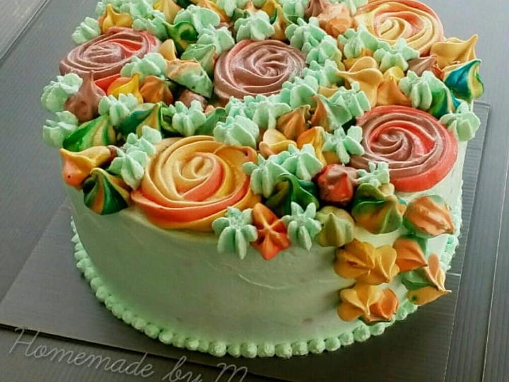 Langkah Gampang Membikin Resep  Mint chocolate cake (birthday cake edition) yang Lezat, Bikin Ketagihan