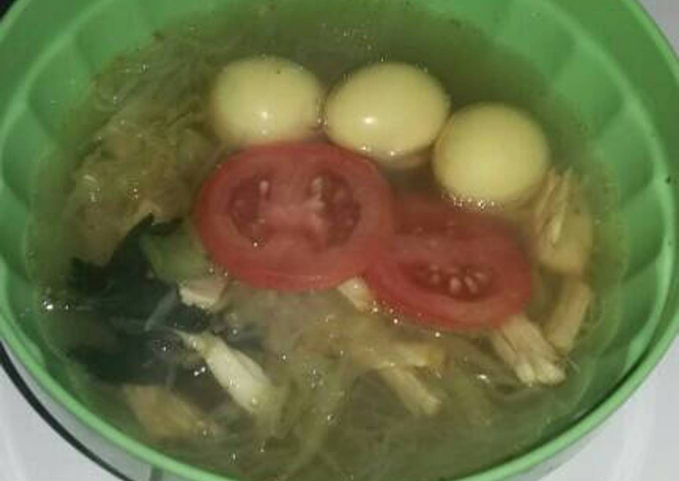 Soto ayam bening