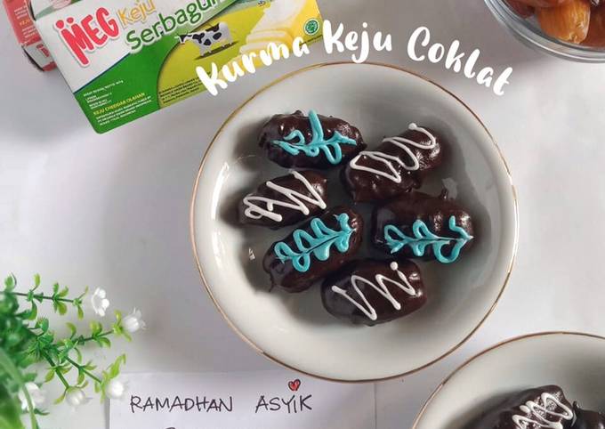 Resep Kurma Keju Coklat (Tanpa Oven), Bisa Manjain Lidah