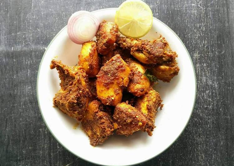 Step-by-Step Guide to Make Chicken Dry ghee roast