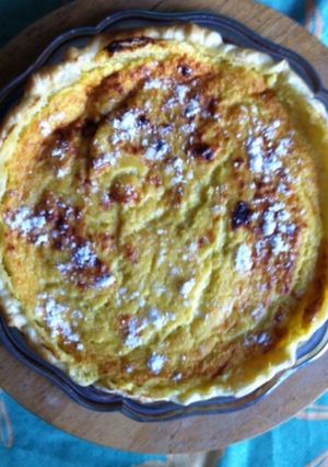 Une photo de Tarte à la mousse d ananas et rhum