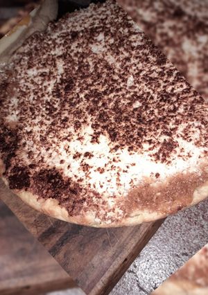 Una foto de Tarta de dulce de leche y coco