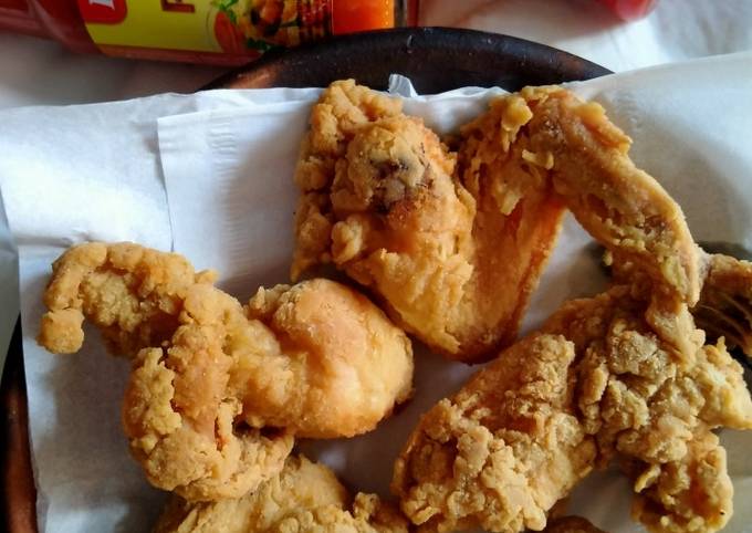 Fried chicken instan