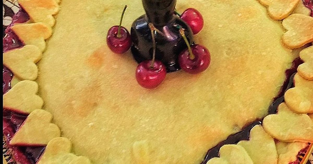 Water Cherry Pie Home Recipes Cookpad
