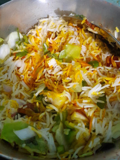A picture of Vegetable rice.
