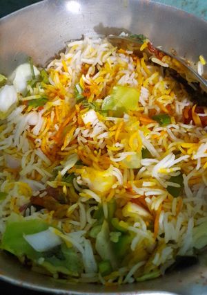 A picture of Vegetable rice.