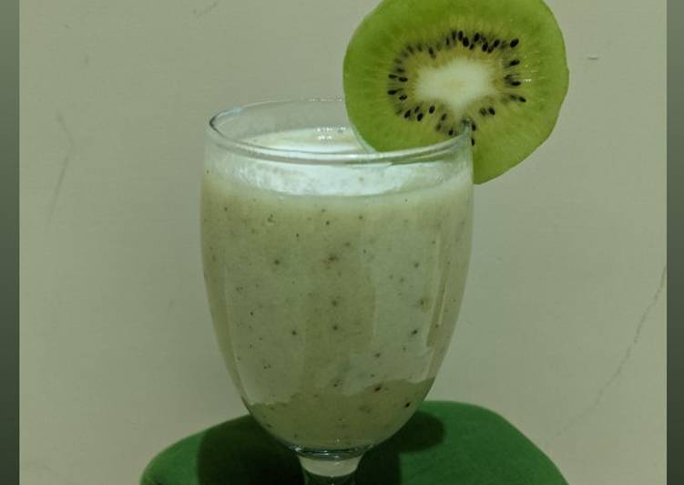 {Cara Membuat Smoothie Banana Kiwi 🍌🥝 yang Enak