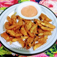 A picture of Besan wale fries.