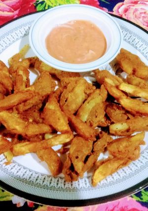 A picture of Besan wale fries.