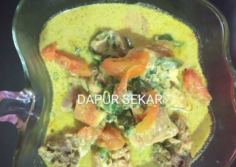 Resep Soto Ayam Kuah Santan Susu Full Cream.(#HariGiziNasional2019), Lezat Sekali