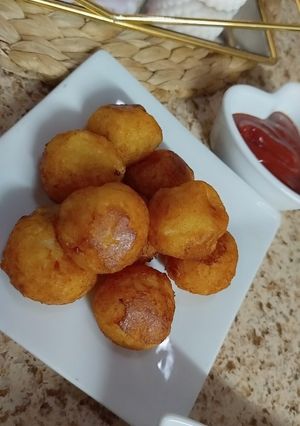صورة لوصفة كرات البطاطا 🥔🥔