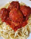 Házi készítésű spagetti paradicsomos húsgombóccal ahogy készítem