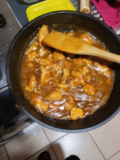 Una foto de Pollo a la naranja