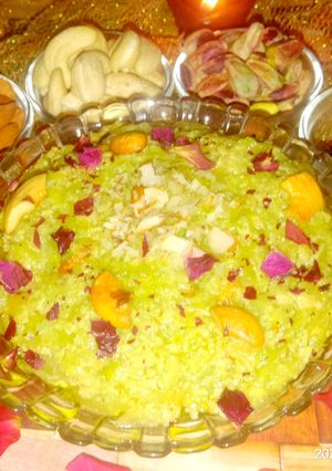 A picture of Lauki ka Halwa.