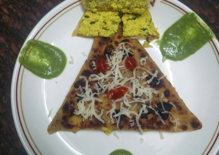 Steps to Prepare Quick Paneer paratha