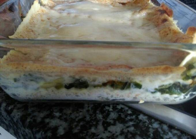 Foto principal de Lasaña de espinacas y queso