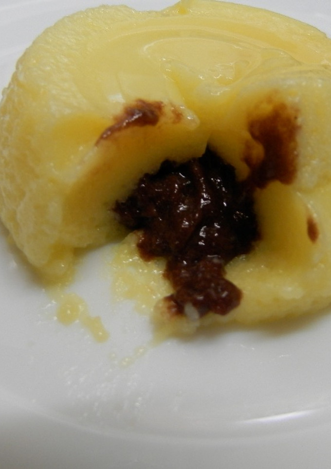 Una foto de Flan relleno