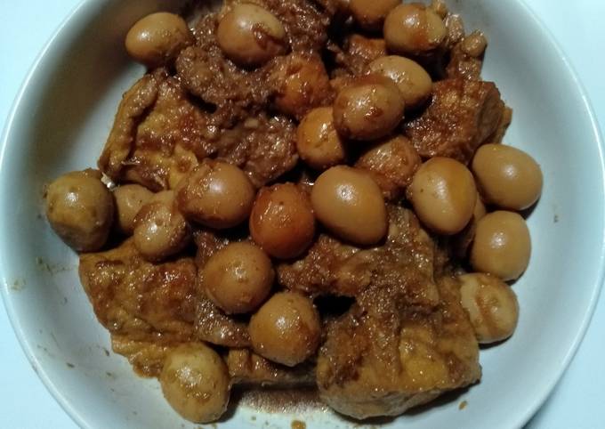 Resep: Bacem (Tempe,Tahu dan Telur) Yang Mudah