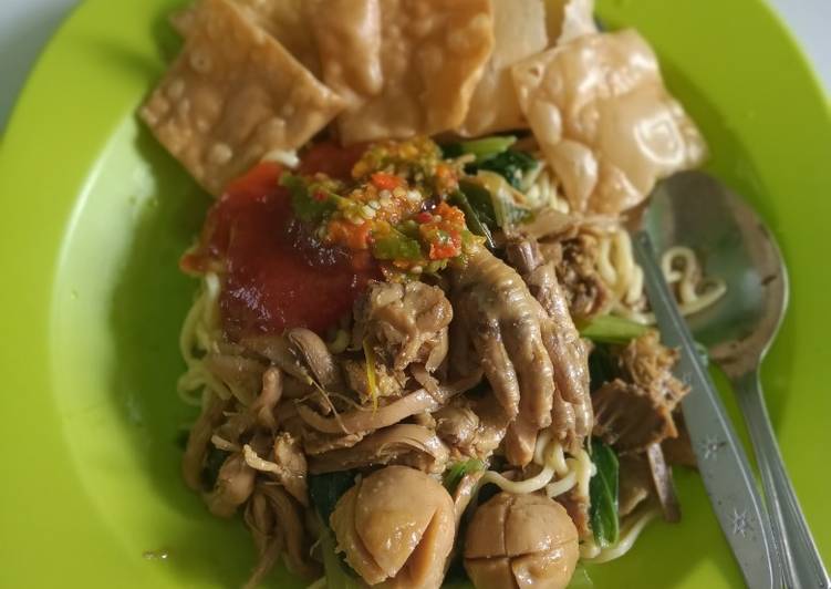 Cara Gampang Menyiapkan Mie ayam homemade, Lezat Sekali