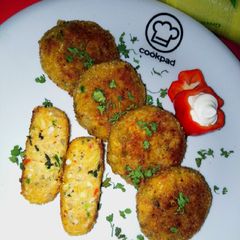 A picture of Egg kabab.
