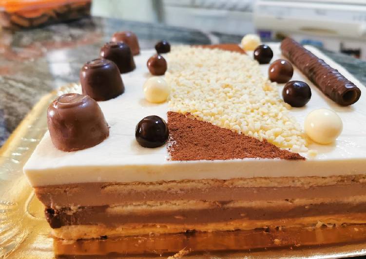 Simple Way to Prepare Homemade Tarta de tres chocolates!!!