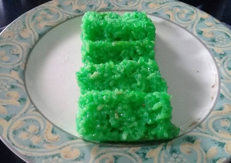 Resep: saat makan malamWajik ketan pandan..simple