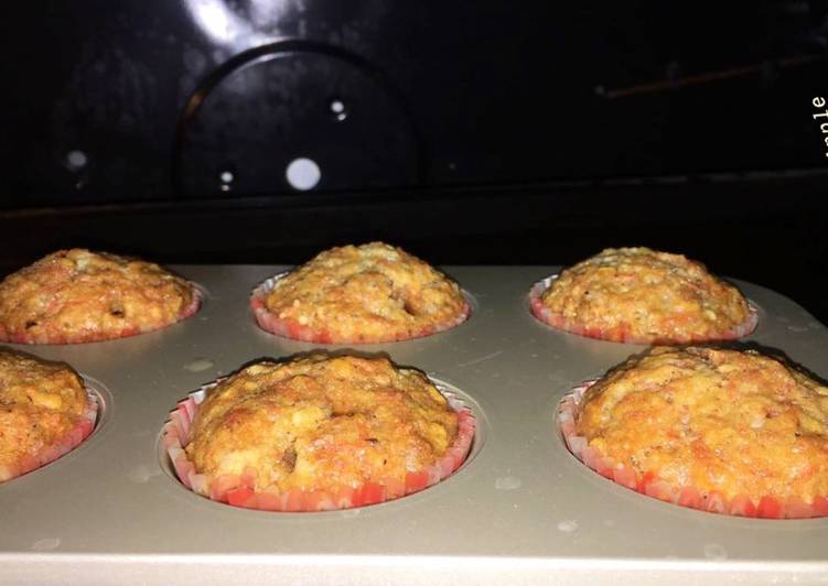 Easiest Way to Make Any-night-of-the-week Apple carrot Muffins