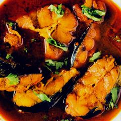 Rui Macher Jhaal(Rohu Fish Curry) A picture of Rui Macher Jhaal(Rohu Fish Curry).