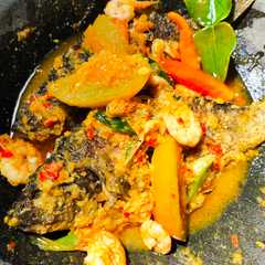 รูปของ Ikan Nila nyat nyat mandi udang