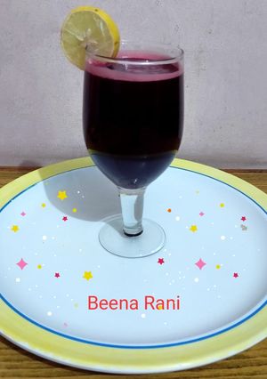 चुकंदर का ताजा जूस (chukandar ka taza juice recipe in Hindi) रेसिपी मुख्य फोटो