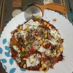 A picture of Suji pizza     .