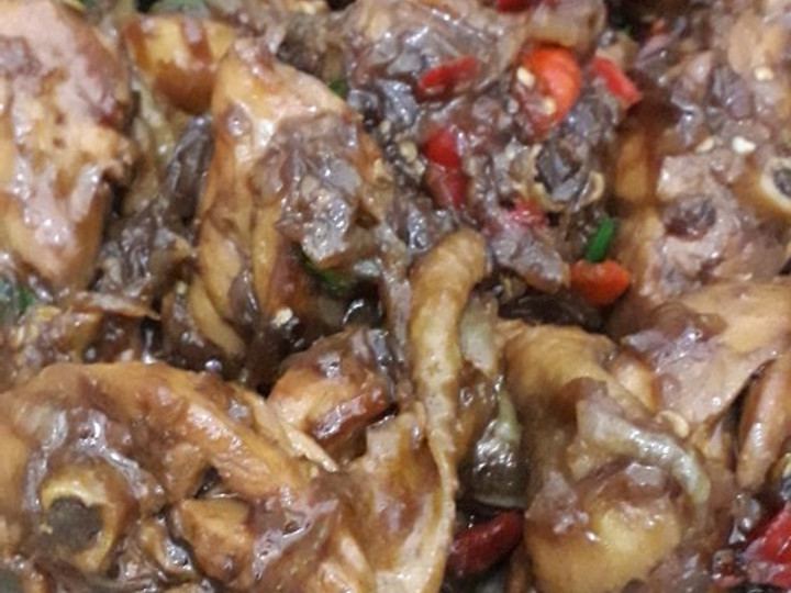 Resep Ayam kecap manis pedas yang Enak