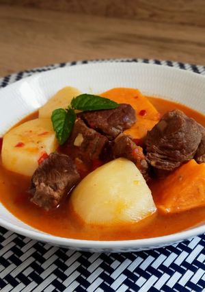 Una foto de Guiso de morcillo de ternera con boniato