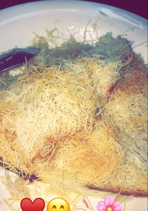 صورة لوصفة كنافة 🍽😋👌🏻🥧