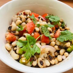 A picture of Chatpati Black Eyed Peas (Lobia) Chaat.