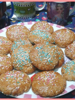 Una foto de Cookies con chocolate blanco