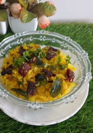 A picture of Cabbage Thoran.