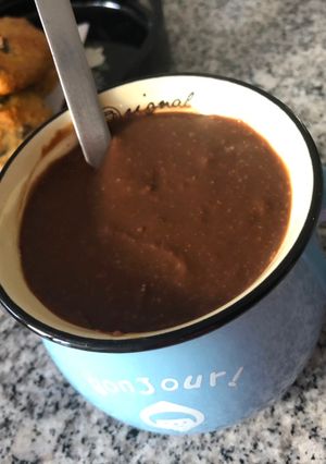 Una foto de Mi chocolate caliente sin lactosa
