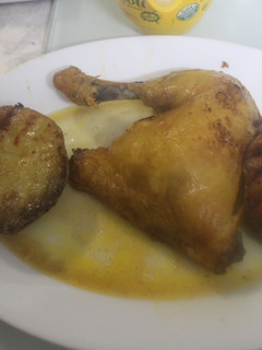 Una foto de Pollo asado con horno roto