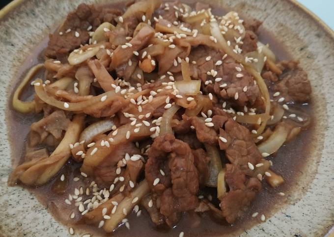 Bulgogi Sapi Jamur Tiram