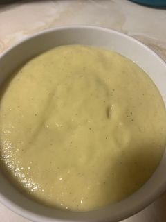 Una foto de Crema de calabacín
