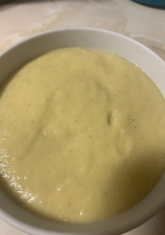Una foto de Crema de calabacín