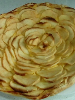 Una foto de Tarta fácil de manzana