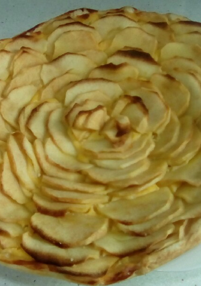 Una foto de Tarta fácil de manzana