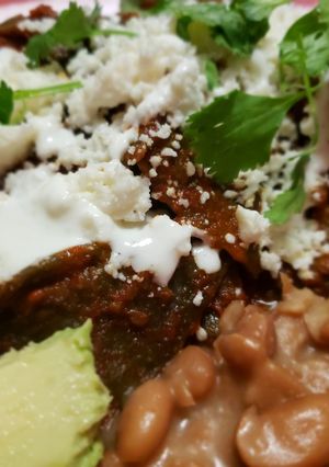 Una foto de Chilaquiles a mi manera 😍😉Hu3ra Estilo
