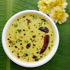 A picture of Moru Curry/Pullisery/Spiced Buttermilk (Kerala Special).