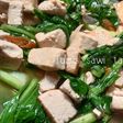 Tumis sayur sawi tahu