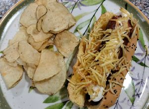 Una foto de Hot dog vegetariano 🍃