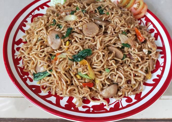 Resep Bakmi goreng sederhana yang Sempurna